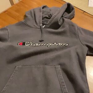 Champion Dark Gray Pullover Hoodie